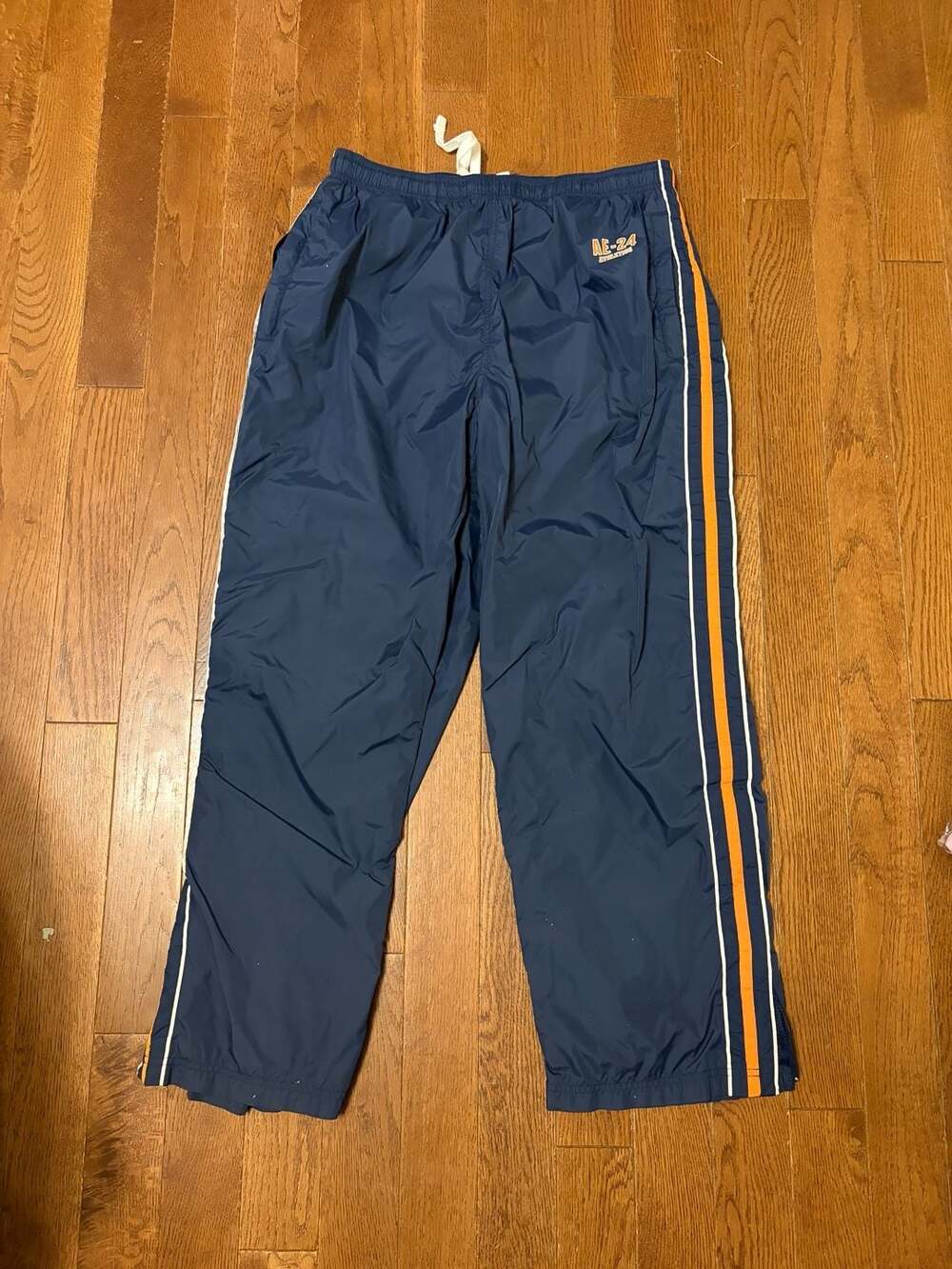 American Eagle Outfitters AE-24 Athletics Track Pants Size L Navy Blue